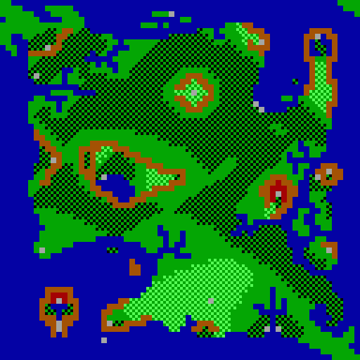 'Peer at Gem' View Map of Sosaria