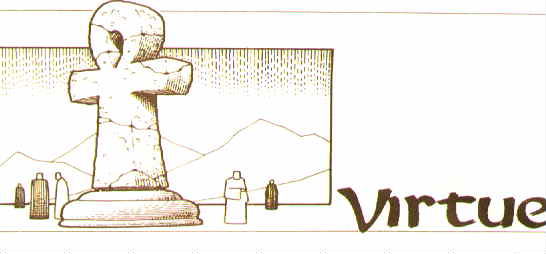 stone ankh artwork from the U5 Book of Lore